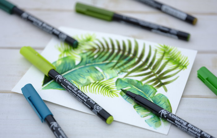 Sakura Koi Coloring Brush Pen set Botanical - 6 couleurs Sakura Koi Coloring Brush Pen set Botanical - 6 couleurs